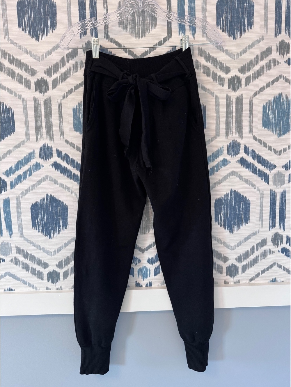 ZARA Black Knit Joggers